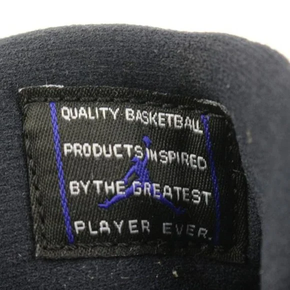 Nike 2013 Mens 12 Black White Concord Mid Air Jordan 1 Retro 95 616369-195 - Picture 5 of 12